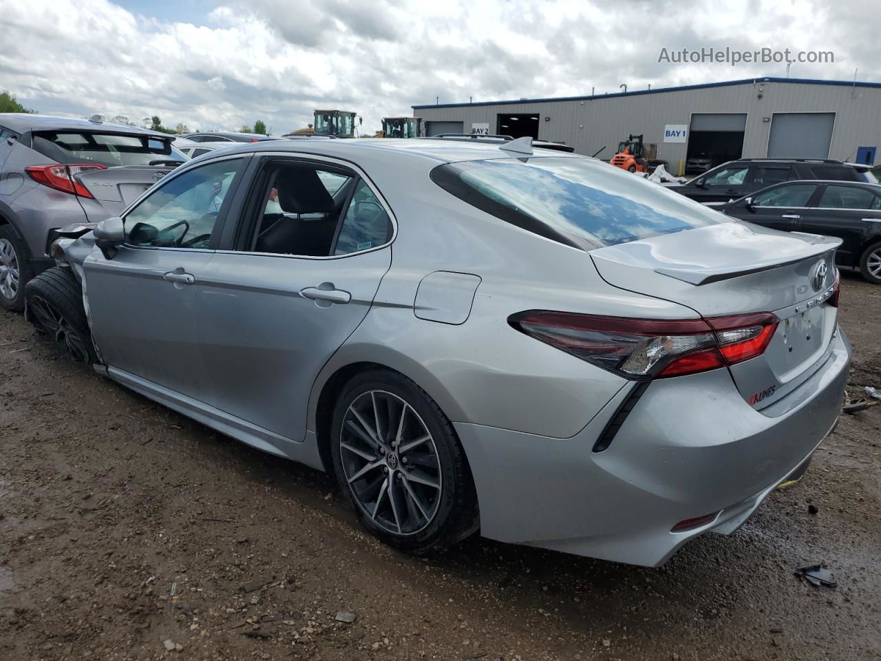 2021 Toyota Camry Se Silver vin: 4T1G11AK1MU443589