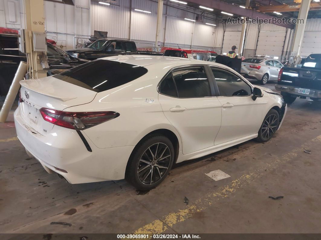 2021 Toyota Camry Se Белый vin: 4T1G11AK1MU449893