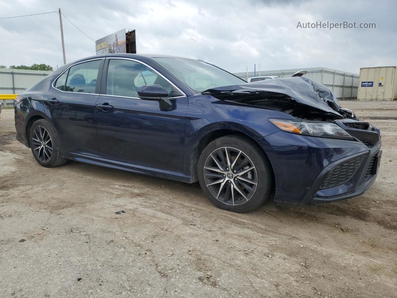 2021 Toyota Camry Se Blue vin: 4T1G11AK1MU468945