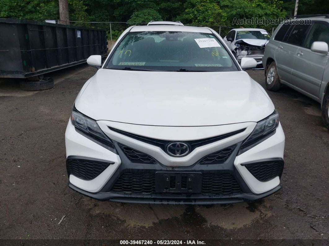 2021 Toyota Camry Se White vin: 4T1G11AK1MU474275