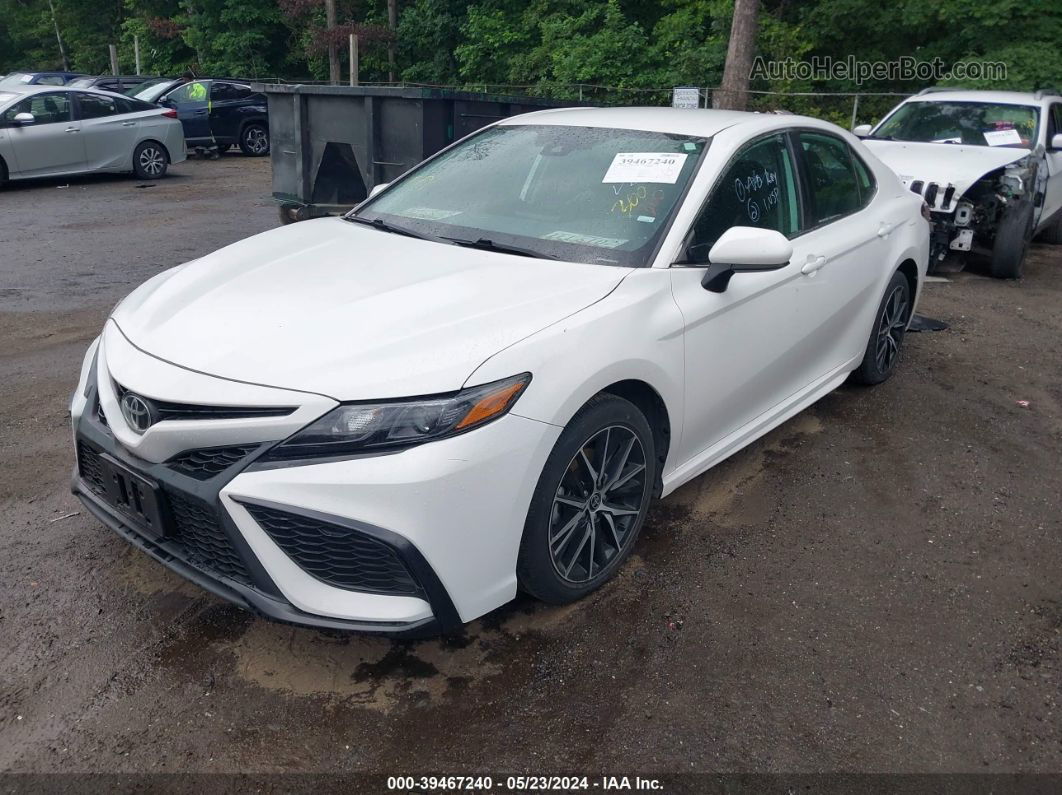 2021 Toyota Camry Se White vin: 4T1G11AK1MU474275