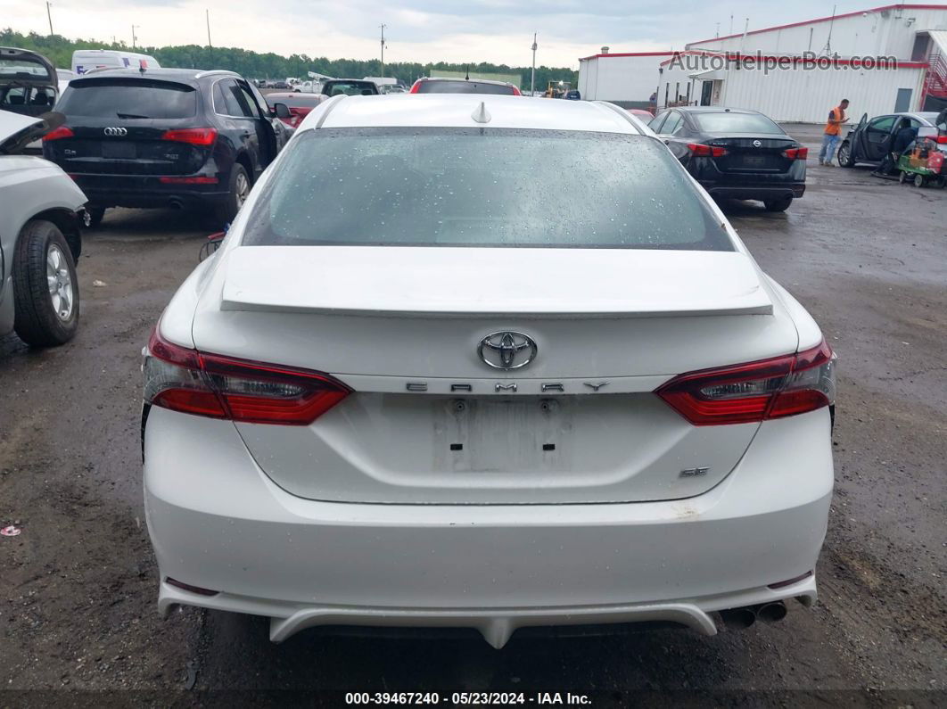 2021 Toyota Camry Se White vin: 4T1G11AK1MU474275