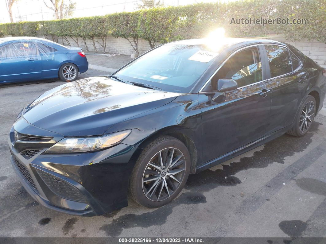 2021 Toyota Camry Se Black vin: 4T1G11AK1MU475068