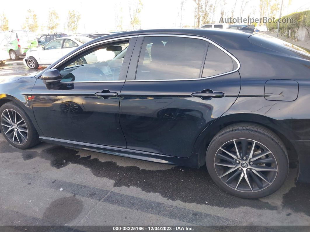 2021 Toyota Camry Se Черный vin: 4T1G11AK1MU475068