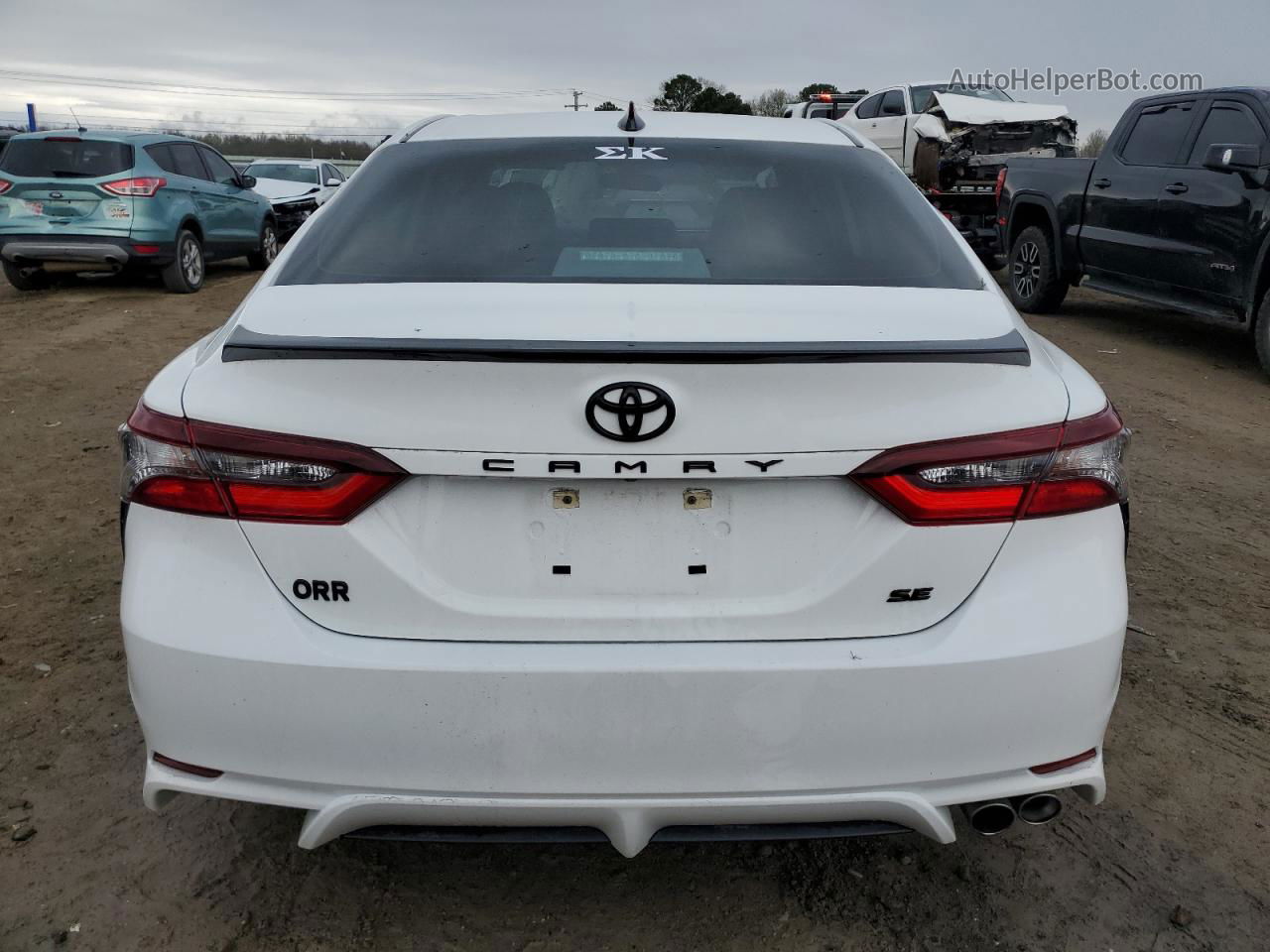 2021 Toyota Camry Se White vin: 4T1G11AK1MU484739