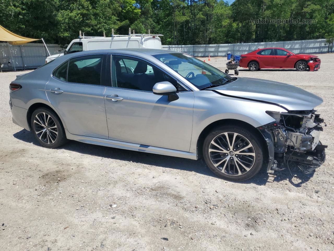 2021 Toyota Camry Se Silver vin: 4T1G11AK1MU514273