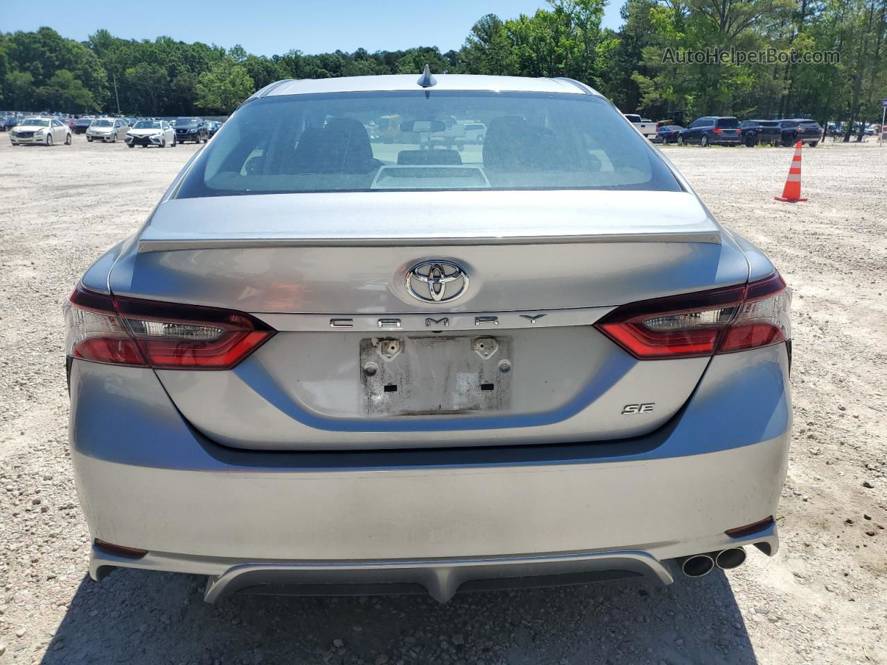 2021 Toyota Camry Se Silver vin: 4T1G11AK1MU514273