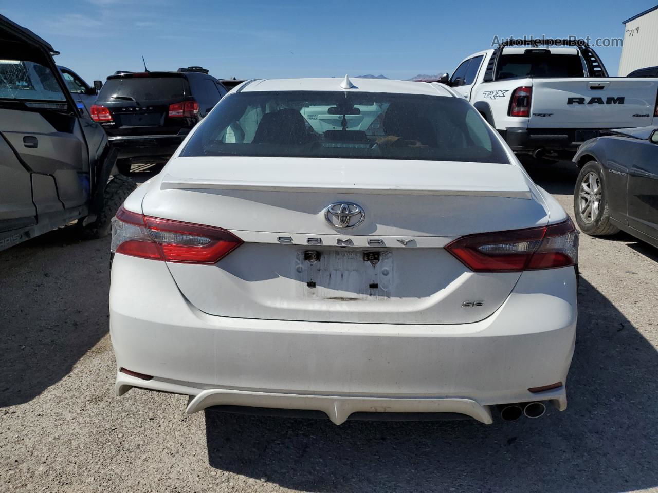 2021 Toyota Camry Se White vin: 4T1G11AK1MU521028