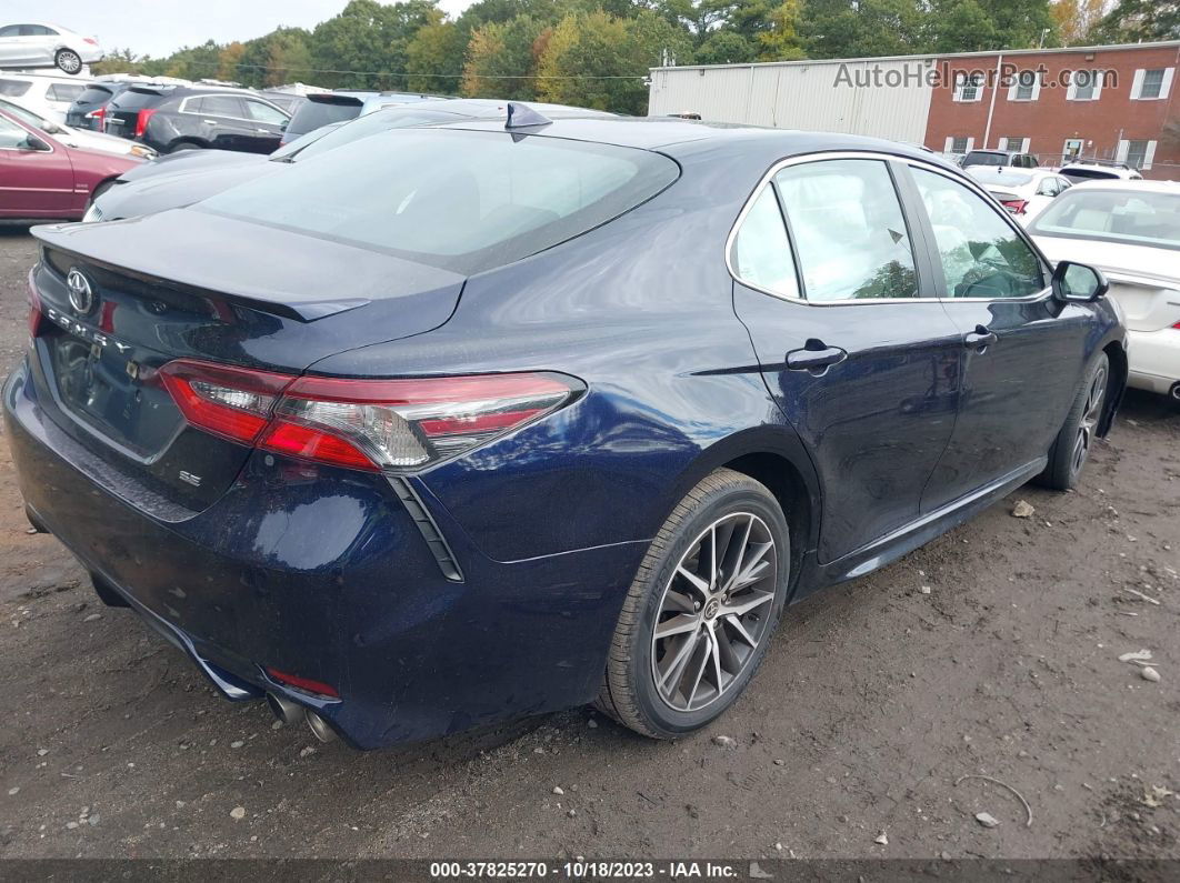 2021 Toyota Camry Se Blue vin: 4T1G11AK1MU522003