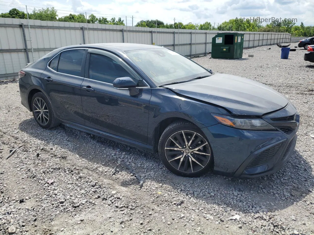 2021 Toyota Camry Se Синий vin: 4T1G11AK1MU522907