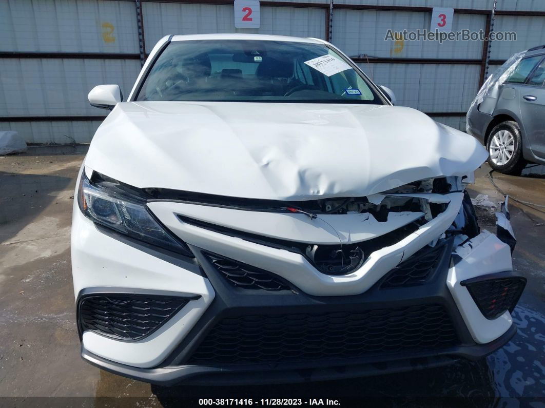 2021 Toyota Camry Se White vin: 4T1G11AK1MU542767