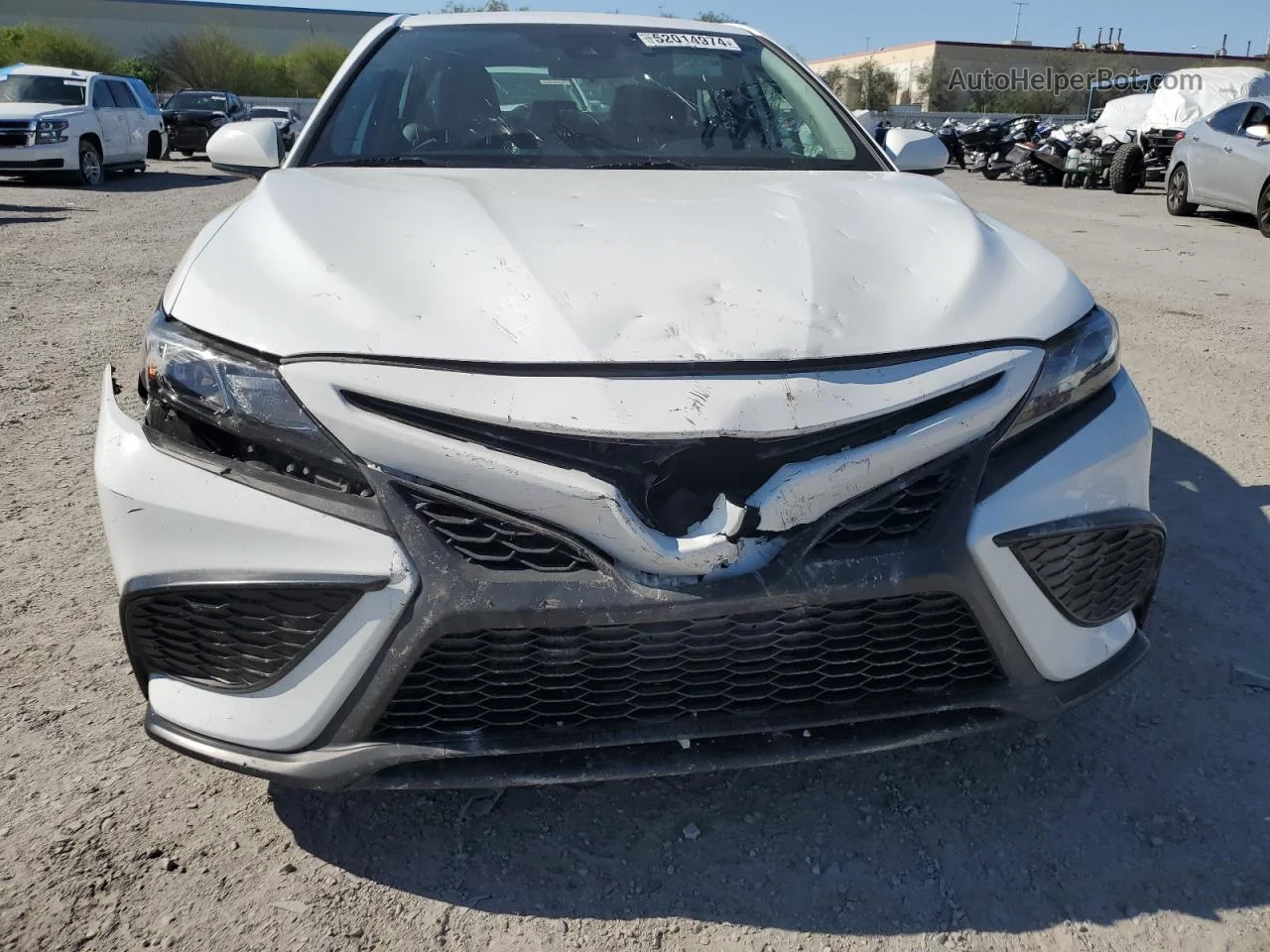 2021 Toyota Camry Se White vin: 4T1G11AK1MU544440