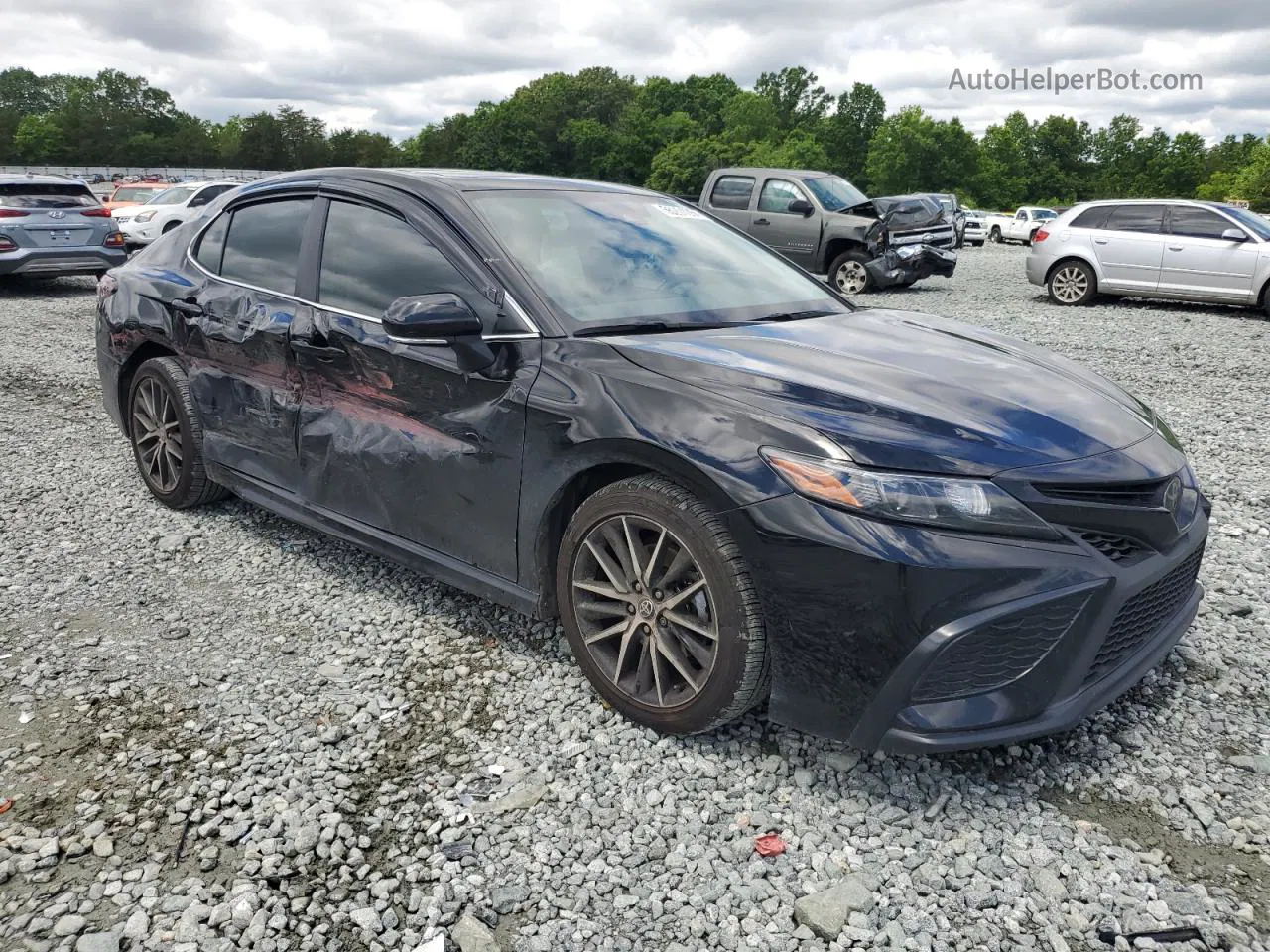 2021 Toyota Camry Se Black vin: 4T1G11AK1MU561982