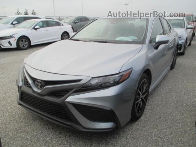 2021 Toyota Camry Se Silver vin: 4T1G11AK1MU573243