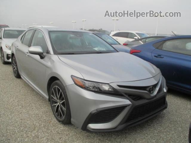 2021 Toyota Camry Se Silver vin: 4T1G11AK1MU573243