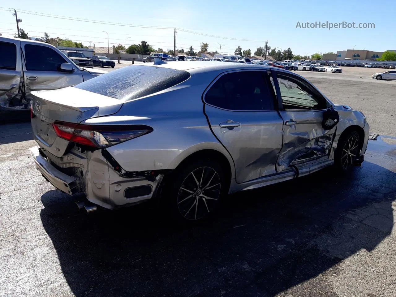 2021 Toyota Camry Se Silver vin: 4T1G11AK1MU578099