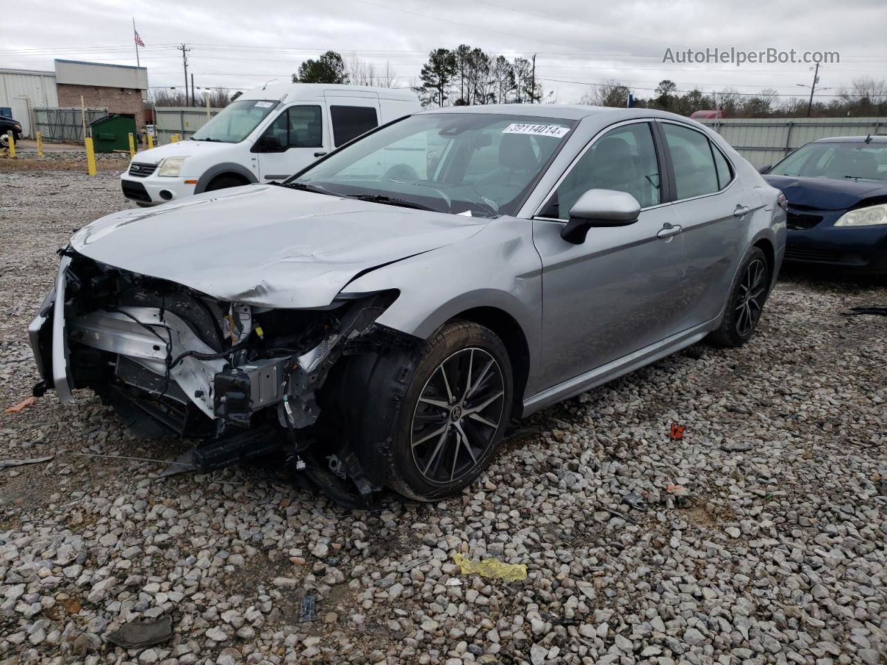 2021 Toyota Camry Se Silver vin: 4T1G11AK1MU582296