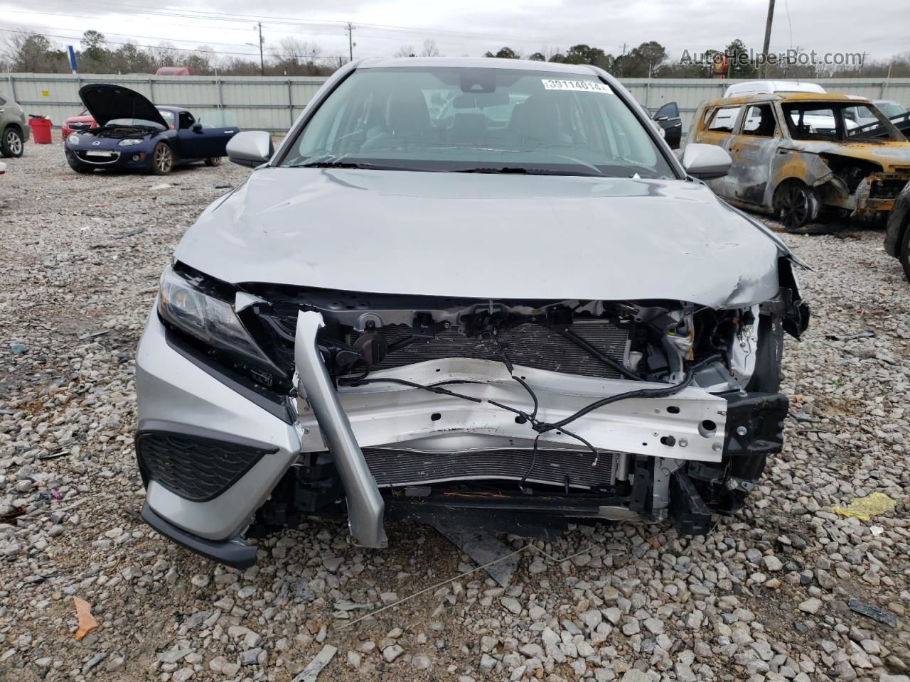 2021 Toyota Camry Se Silver vin: 4T1G11AK1MU582296