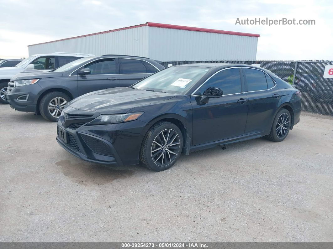 2021 Toyota Camry Se Black vin: 4T1G11AK2MU436795