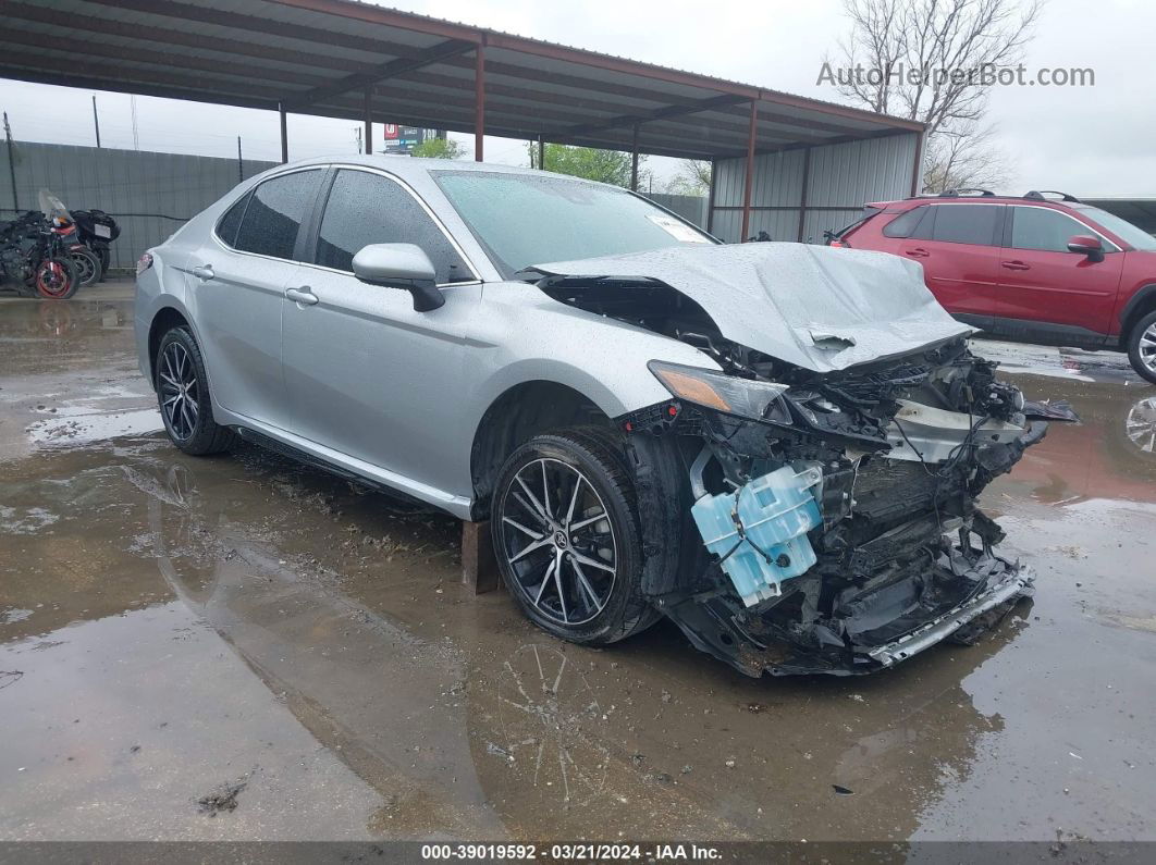 2021 Toyota Camry Se Silver vin: 4T1G11AK2MU440457