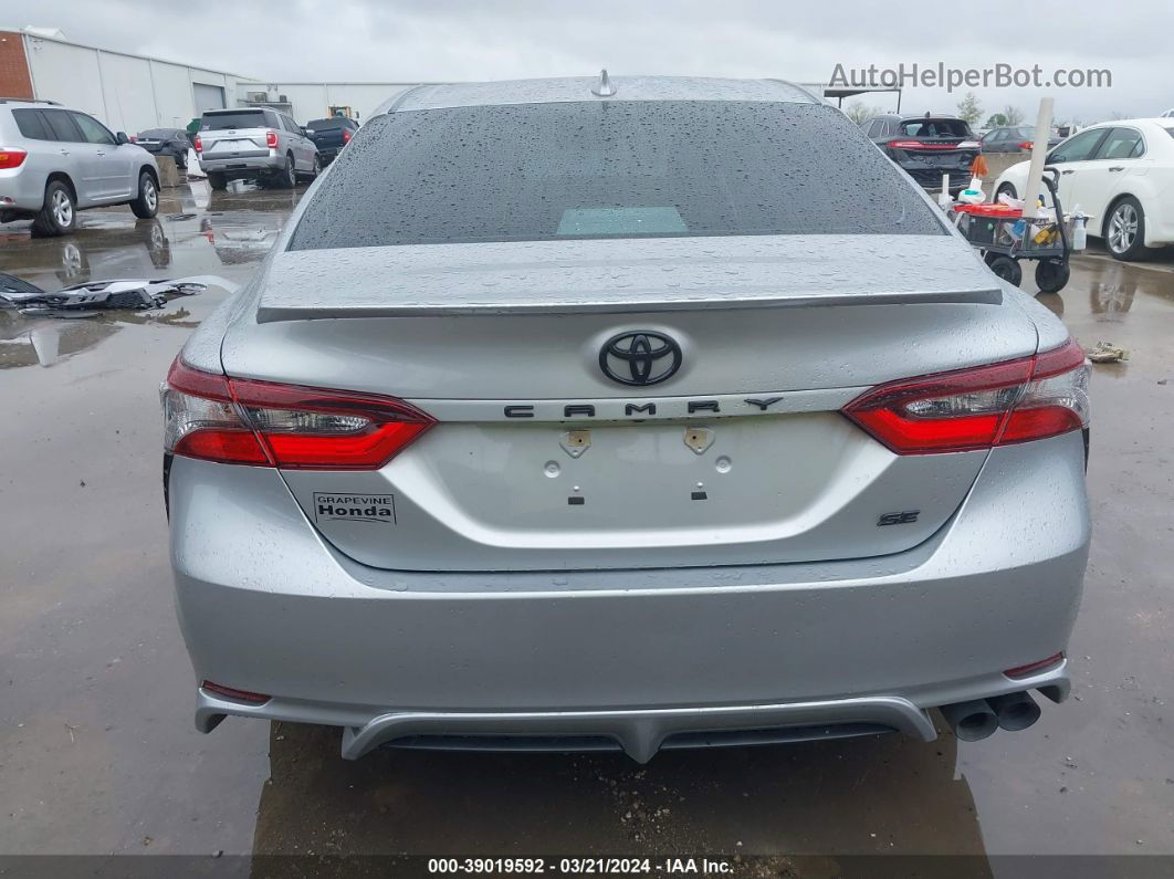 2021 Toyota Camry Se Silver vin: 4T1G11AK2MU440457