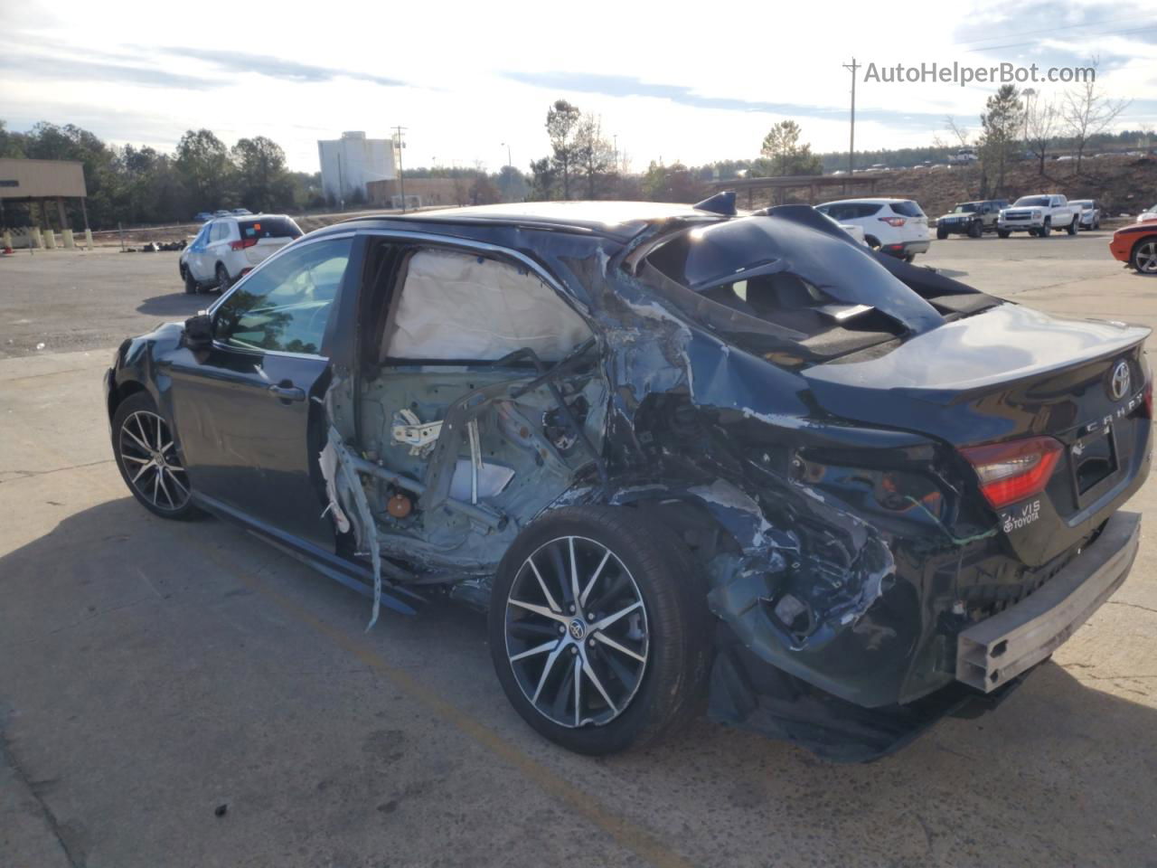 2021 Toyota Camry Se Blue vin: 4T1G11AK2MU443844