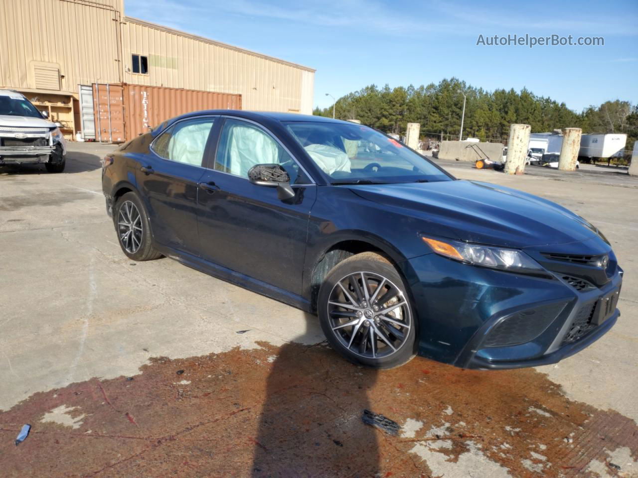 2021 Toyota Camry Se Blue vin: 4T1G11AK2MU443844