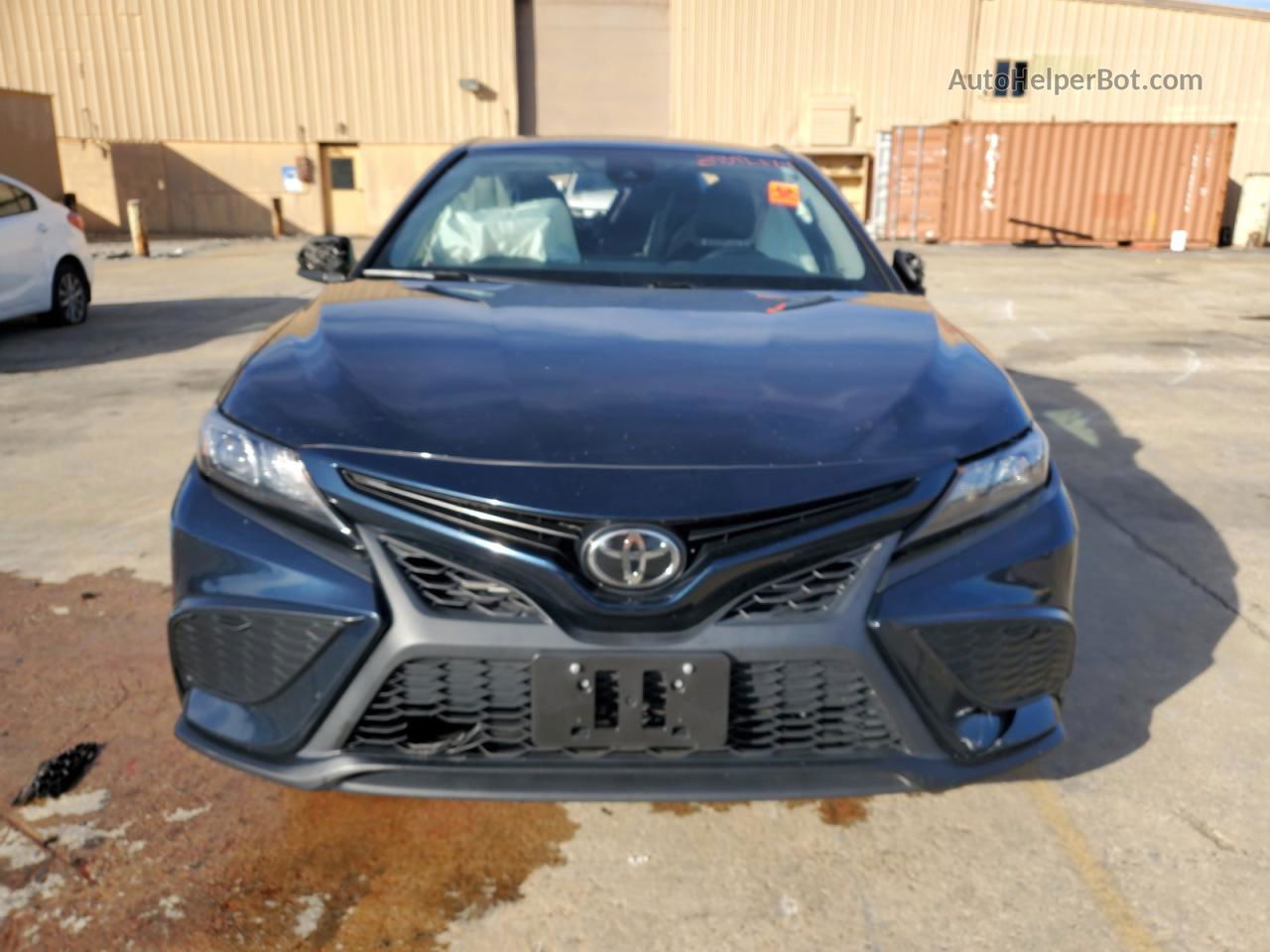 2021 Toyota Camry Se Blue vin: 4T1G11AK2MU443844