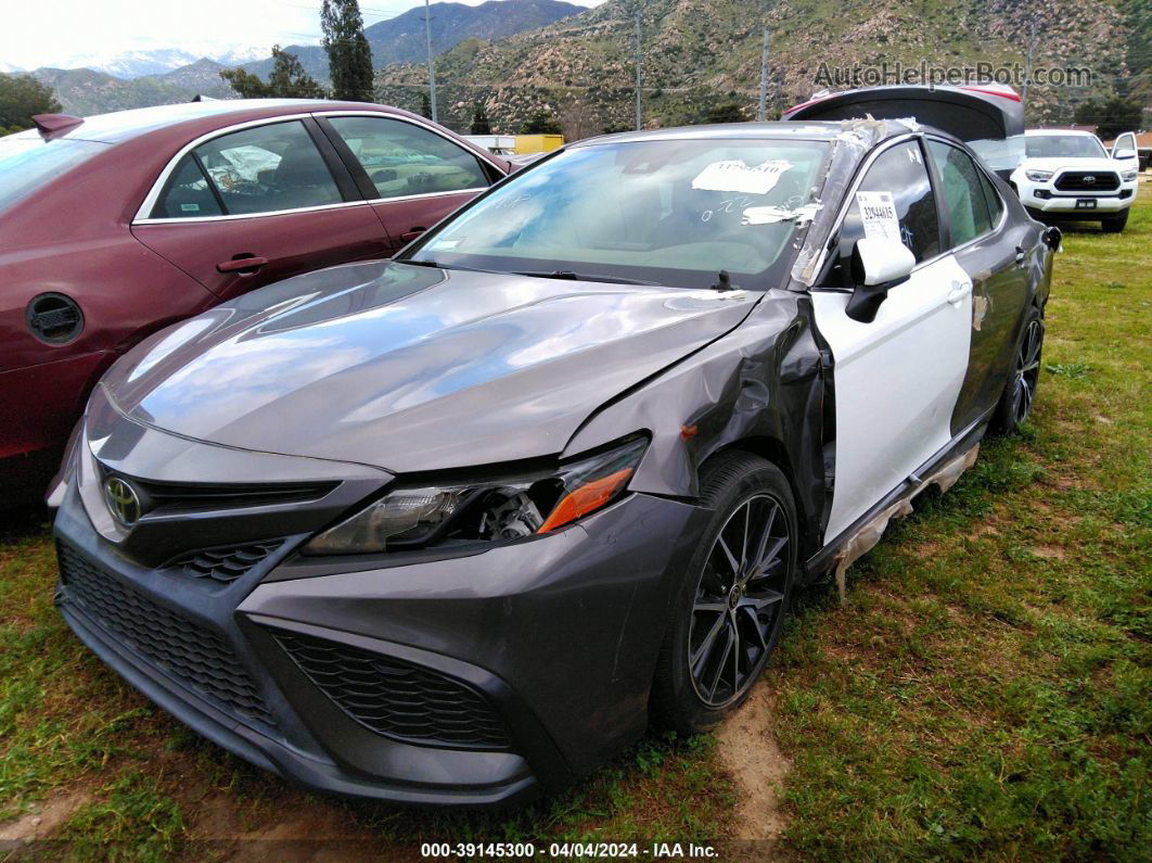 2021 Toyota Camry Se Серый vin: 4T1G11AK2MU456724