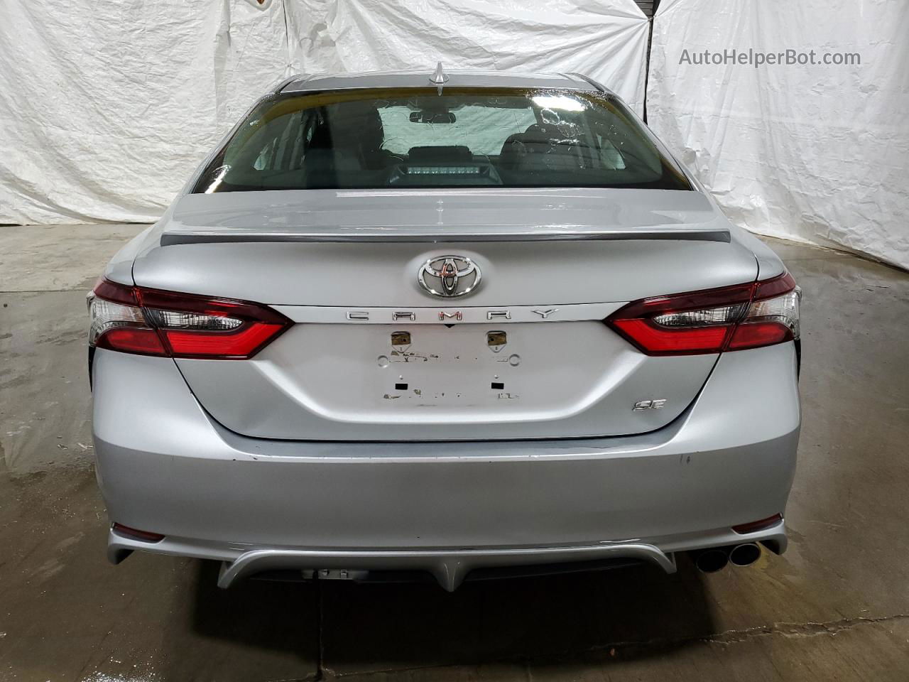 2021 Toyota Camry Se Silver vin: 4T1G11AK2MU468999