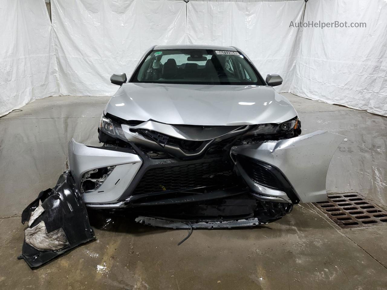 2021 Toyota Camry Se Silver vin: 4T1G11AK2MU468999