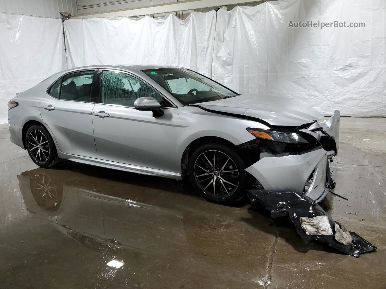 2021 Toyota Camry Se Silver vin: 4T1G11AK2MU468999