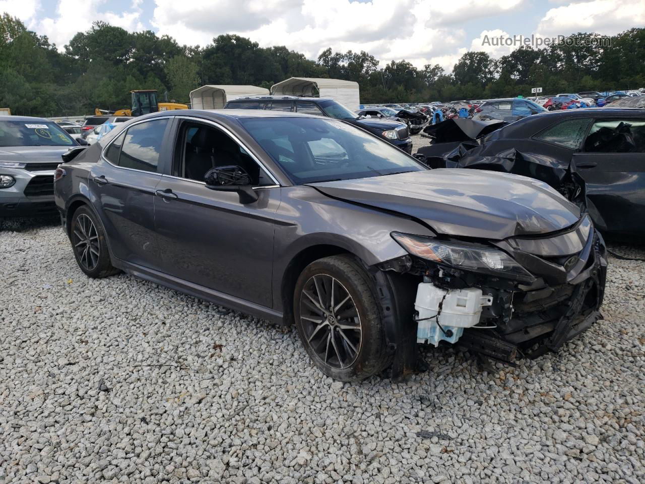 2021 Toyota Camry Se Gray vin: 4T1G11AK2MU482269