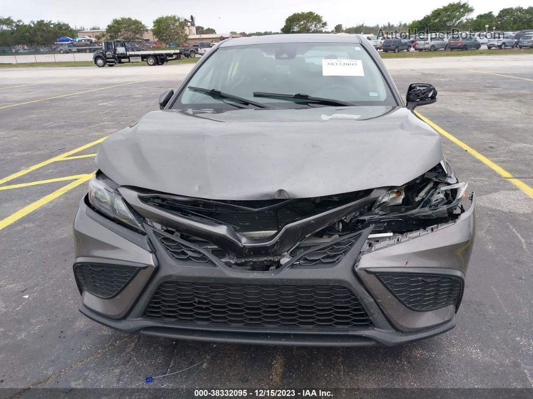 2021 Toyota Camry Se Gray vin: 4T1G11AK2MU496169