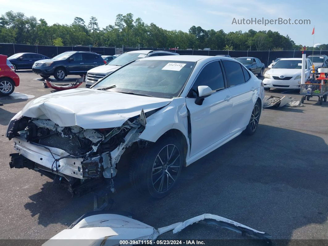 2021 Toyota Camry Se White vin: 4T1G11AK2MU566964