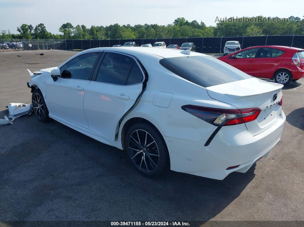 2021 Toyota Camry Se White vin: 4T1G11AK2MU566964