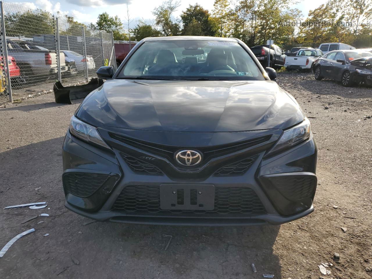 2021 Toyota Camry Se Черный vin: 4T1G11AK2MU574496