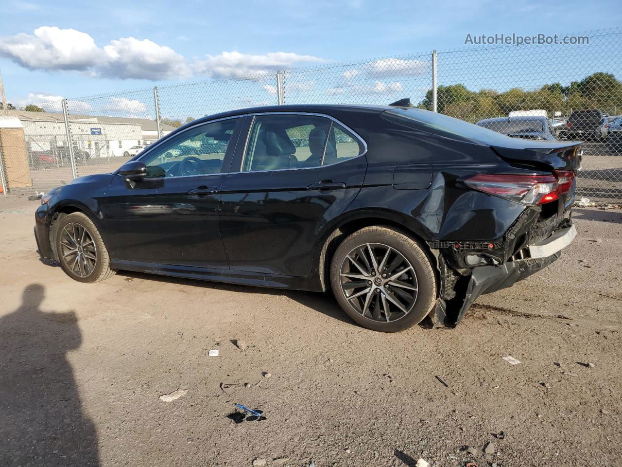 2021 Toyota Camry Se Черный vin: 4T1G11AK2MU574496