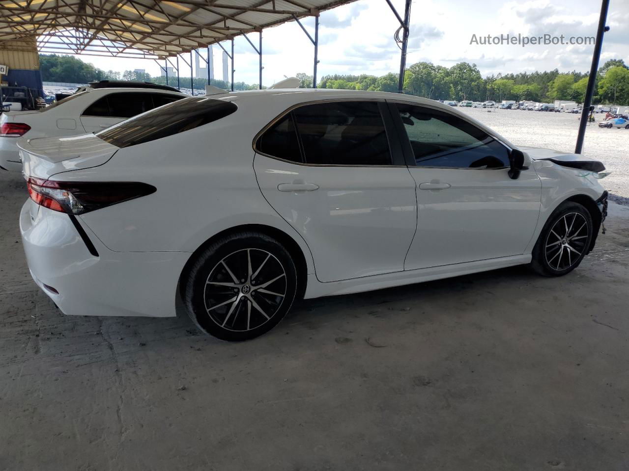 2021 Toyota Camry Se White vin: 4T1G11AK2MU602832