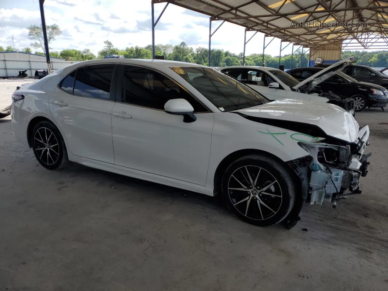 2021 Toyota Camry Se White vin: 4T1G11AK2MU602832