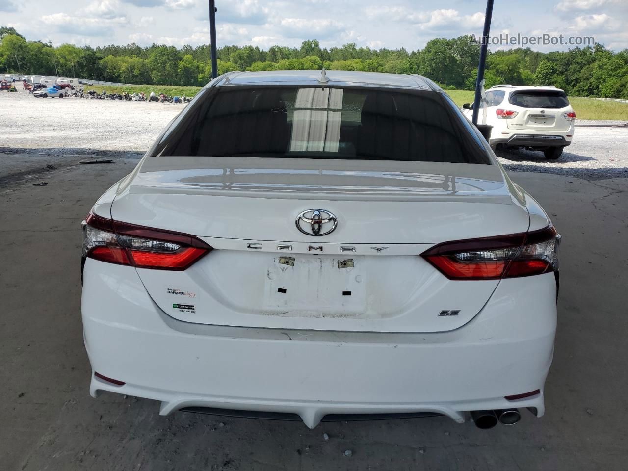 2021 Toyota Camry Se White vin: 4T1G11AK2MU602832