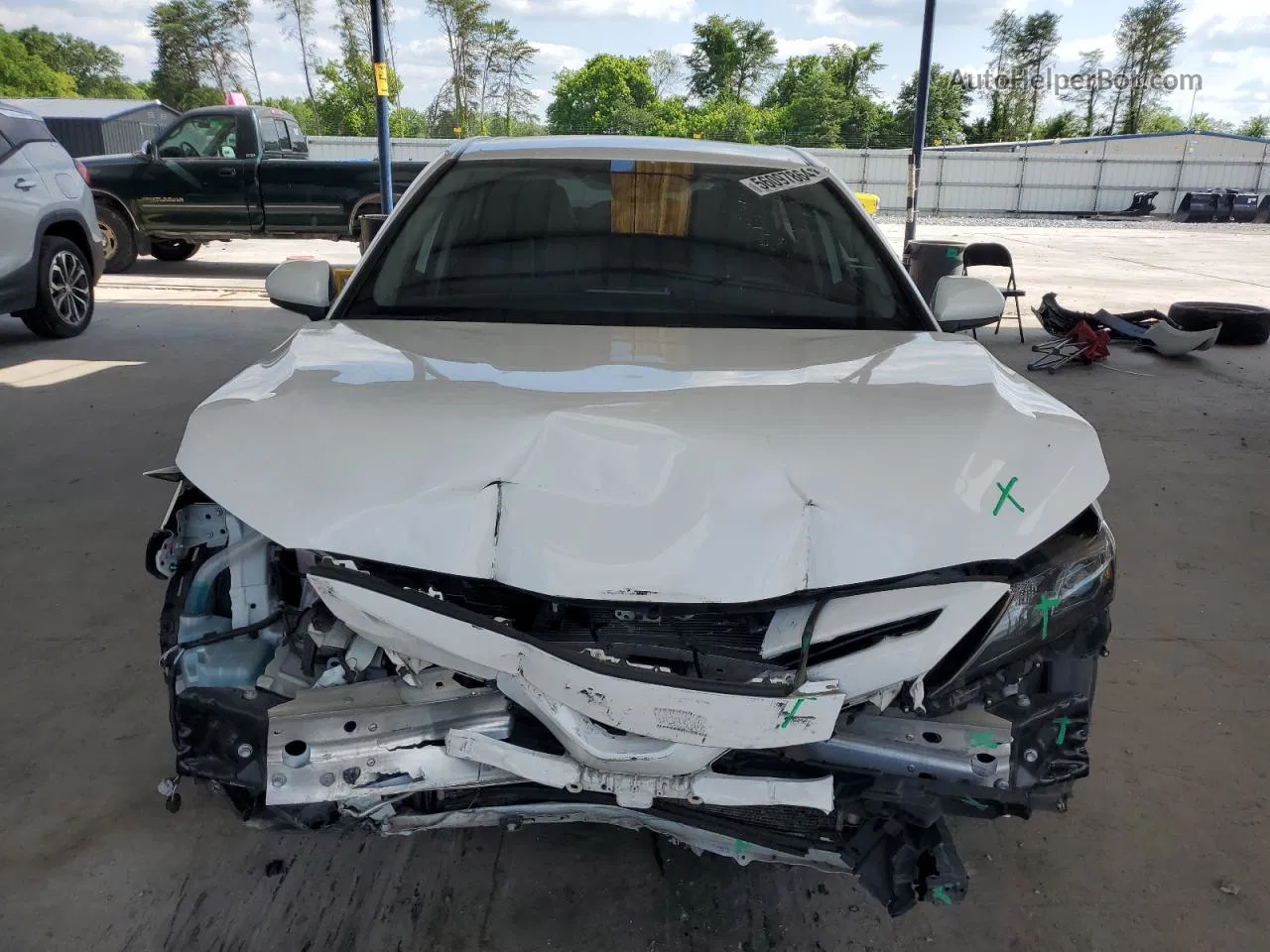 2021 Toyota Camry Se White vin: 4T1G11AK2MU602832