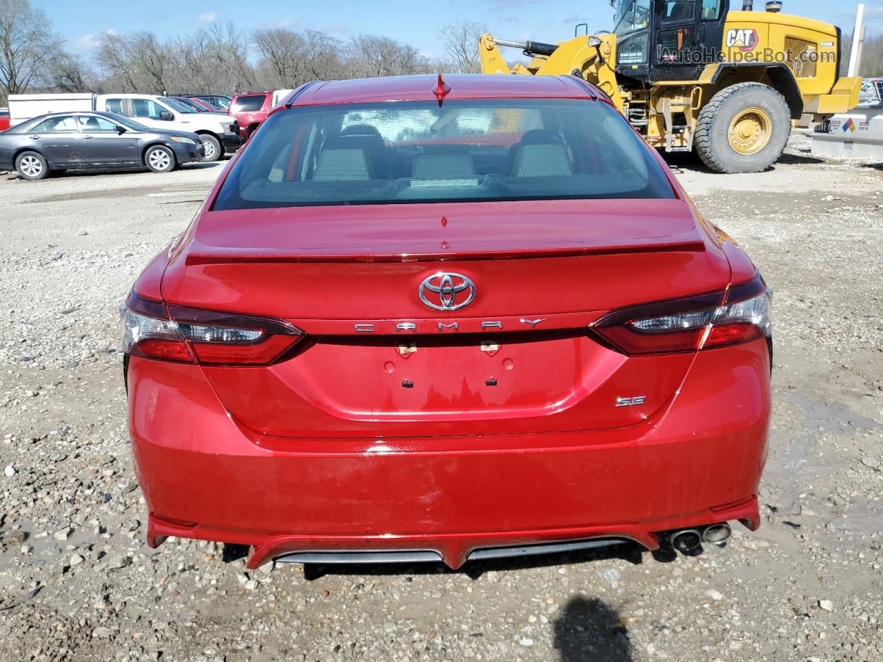 2021 Toyota Camry Se Red vin: 4T1G11AK3MU413641