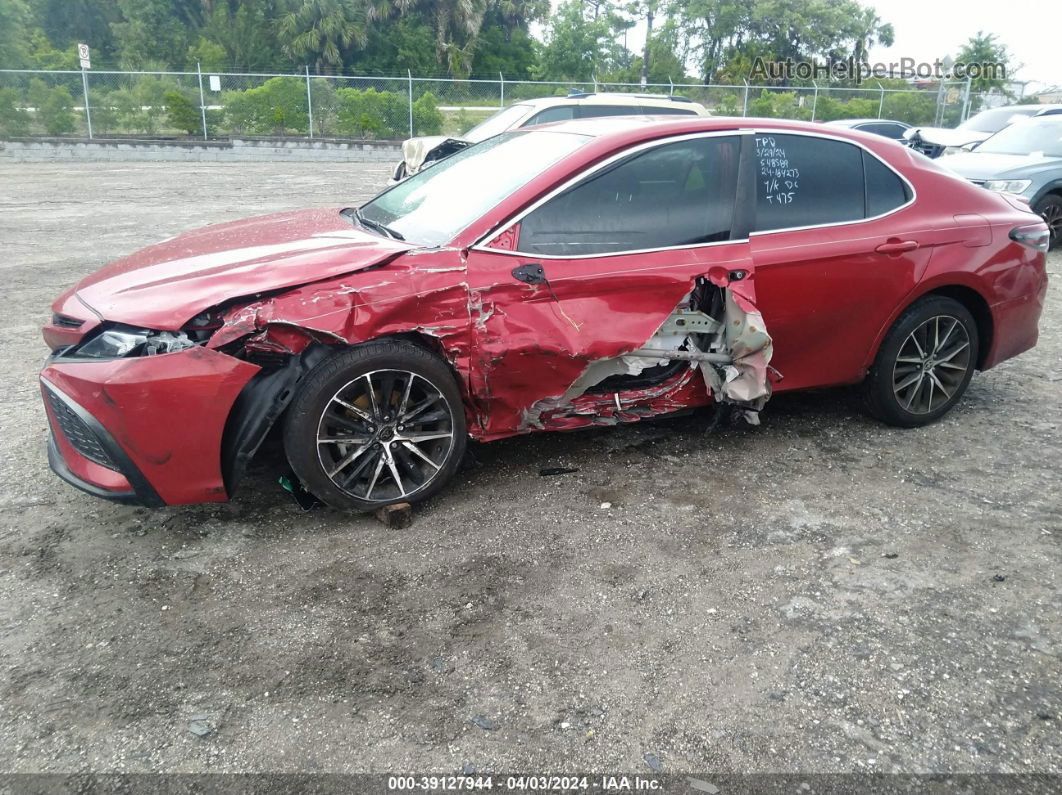 2021 Toyota Camry Se Red vin: 4T1G11AK3MU416958