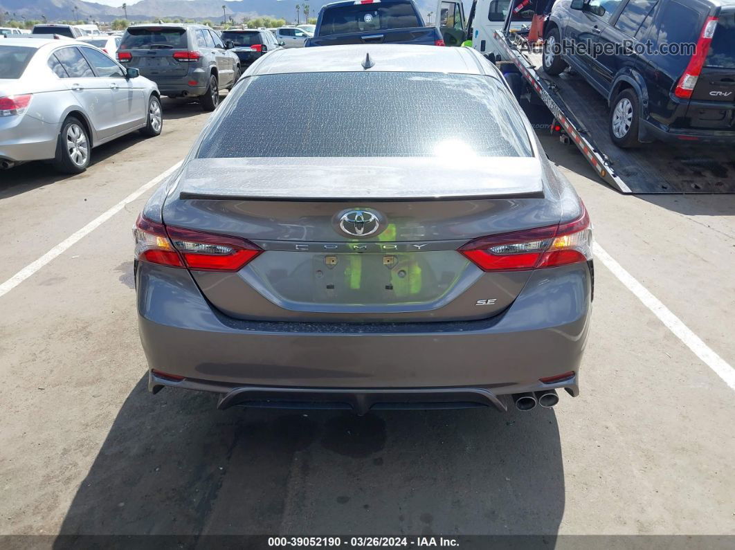 2021 Toyota Camry Se Gray vin: 4T1G11AK3MU446770