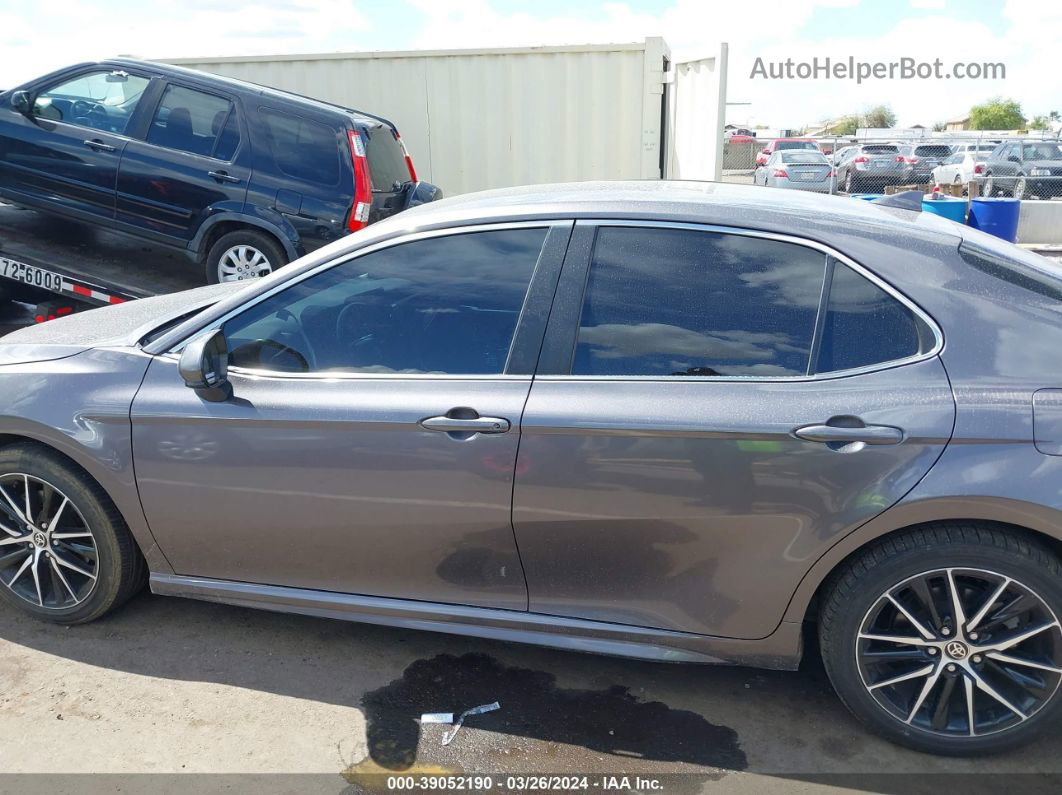 2021 Toyota Camry Se Серый vin: 4T1G11AK3MU446770