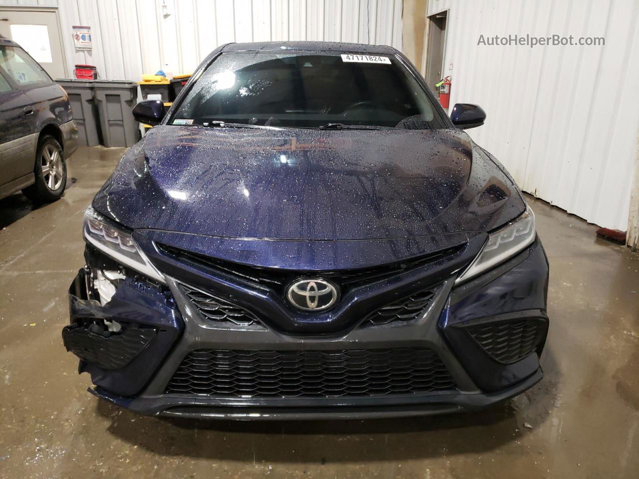 2021 Toyota Camry Se Blue vin: 4T1G11AK3MU477274