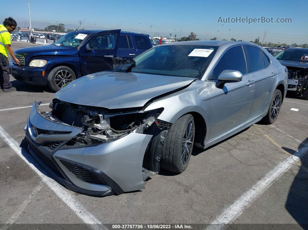 2021 Toyota Camry Se Silver vin: 4T1G11AK3MU538008