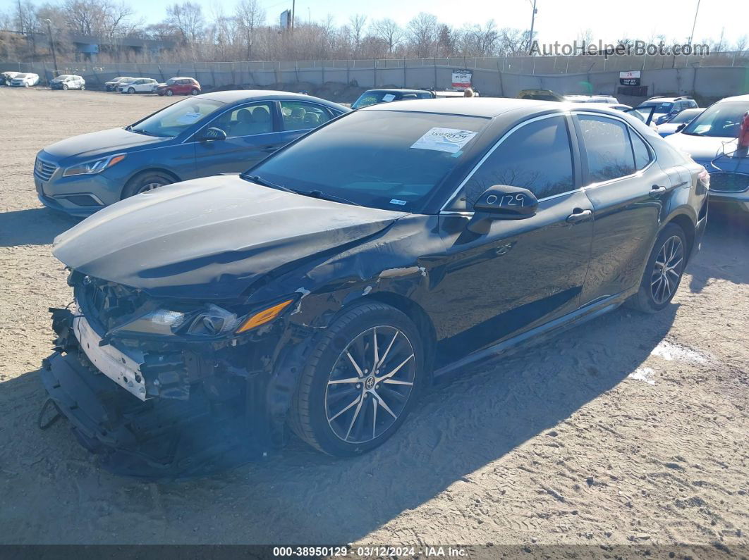 2021 Toyota Camry Se Black vin: 4T1G11AK3MU549669