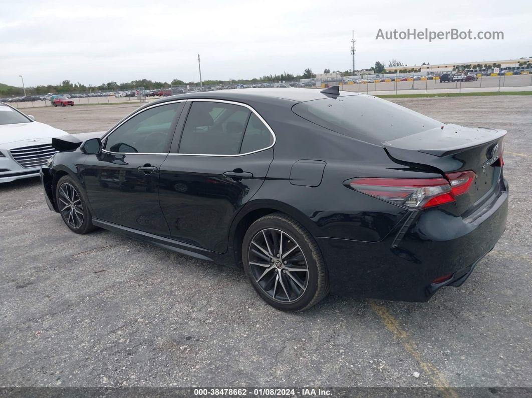 2021 Toyota Camry Se Черный vin: 4T1G11AK3MU557545